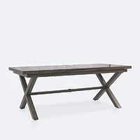 Tahoe Extendable Table - Brushed Taupe