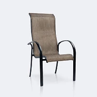 Carlo with Weave Dining Set - 4 Seats - Black Tippet