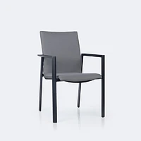 Manhattan Dining Set - 6 Seats - Black