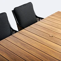Sedona Dining Set - Seats 6- Wood-Look Finish