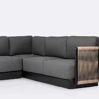 Tova Sectional - Black Frame