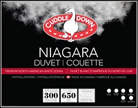 Niagara Duvet - Twin - White