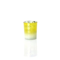 Chevron Metallic Votive Holder