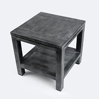 Belvedere End Table - Brushed Grey