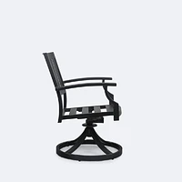 Belvedere Swivel Rocker - Black