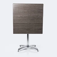 Bistro Table - Dark Oak Top, Folding Base