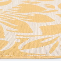 Cabana Outdoor Rug 5'x7' - Yellow Flowers