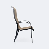 Carlo Armchair - Black Tippet