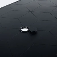 Geometric 40x70 Dining Table – Black