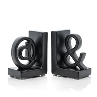 Ceramic Ampersand  Bookend