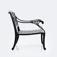 Reel Weave Club Chair - Black Tippet