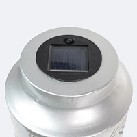 Metal Solar Lantern - Silver