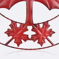 Maple Leaf Welcome Sign