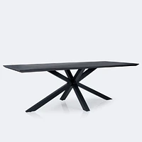 Manhattan Dining Set - 6 Seats - Black