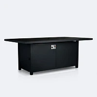 Shoreline 48"x86" Firepit Dining Table