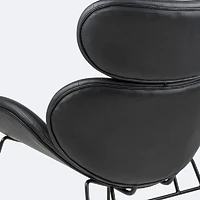 Cazar Lounge Chair - Black