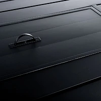 Belvedere 35"x56" Rectangular Firepit Table - Black