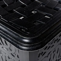 Breeze 42" Square Firepit Table - Black Tippet