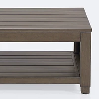 Denver Coffee Table – Brushed Taupe Frame