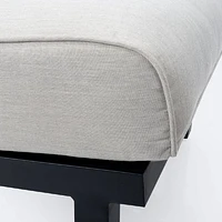 Eros Side Chair, Black Frame, Sand Cushions