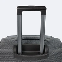 4-Piece Soft Side Spinner Wheels Luggage Set- Grey