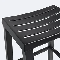 Luna Counter Height Stool - Black