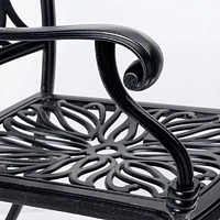Meghan Armchair - Black Tippet