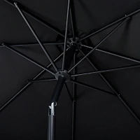 9' Deluxe Market Umbrella - Black
