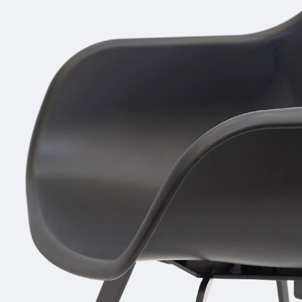 Ghost Dining Chair - Black