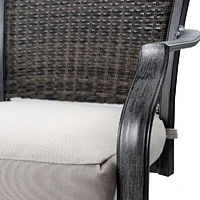 Sunnyvale Swivel Rocker - Brushed Grey/Grey