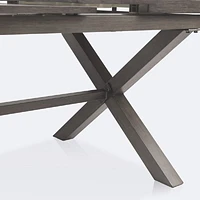 Tahoe Extendable Table - Brushed Taupe