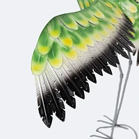Green Crane with Solar Lights