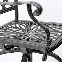Meghan Breeze Bar Set - Seats 2 - Shade Grey