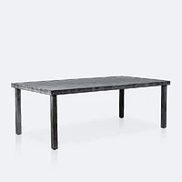 Sunnyvale Dining Set - 6 Chairs - Brushed Grey