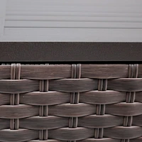 Catalina Coffee Table - Brown Wicker