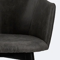 Bella Dining Armchair - Dark Grey