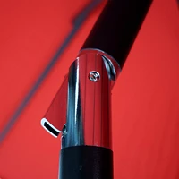 7'x9' Rectangular Auto Tilt Umbrella - Classic Red