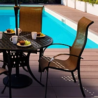 Carlo Armchair - Black Tippet