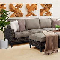 Carter Corner Chair - Brown
