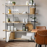 Emmet Bookshelf - Natural Acacia