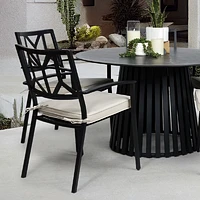 Geometric Dining Chair - Black