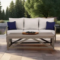 Rosseau Coffee Table - Brushed Taupe