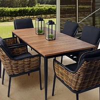 Sedona 35" x 68" Rectangle Dining Table - Wood-Look Finish