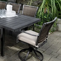 Sunnyvale Swivel Rocker - Brushed Grey/Grey