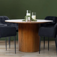 Ambrose Dining Table - Natural Shesam