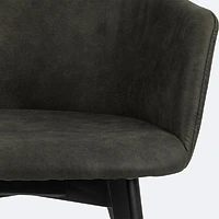 Bella Dining Armchair - Olive Green