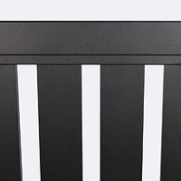 Belvedere Loveseat Bench - Black