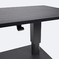 Knox Adjustable Coffee Table - Black