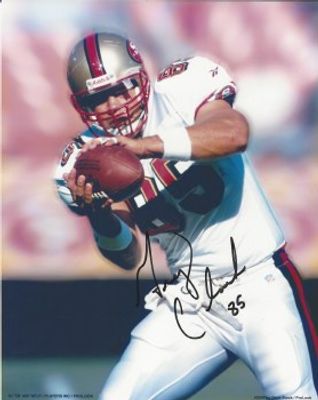 GREG CLARK AUTOGRAPHED HAND SIGNED SAN FRANCISCO 49ERS 8X10 PHOTO
