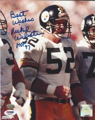 MIKE WEBSTER AUTOGRAPHED HAND SIGNED PITTSBURGH STEELERS 8X10 PHOTO